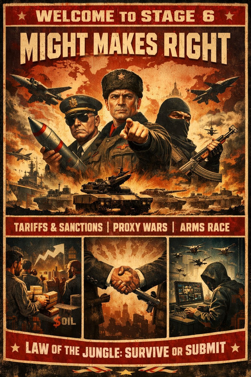 Welcome to Stage 6 — Might Makes Right